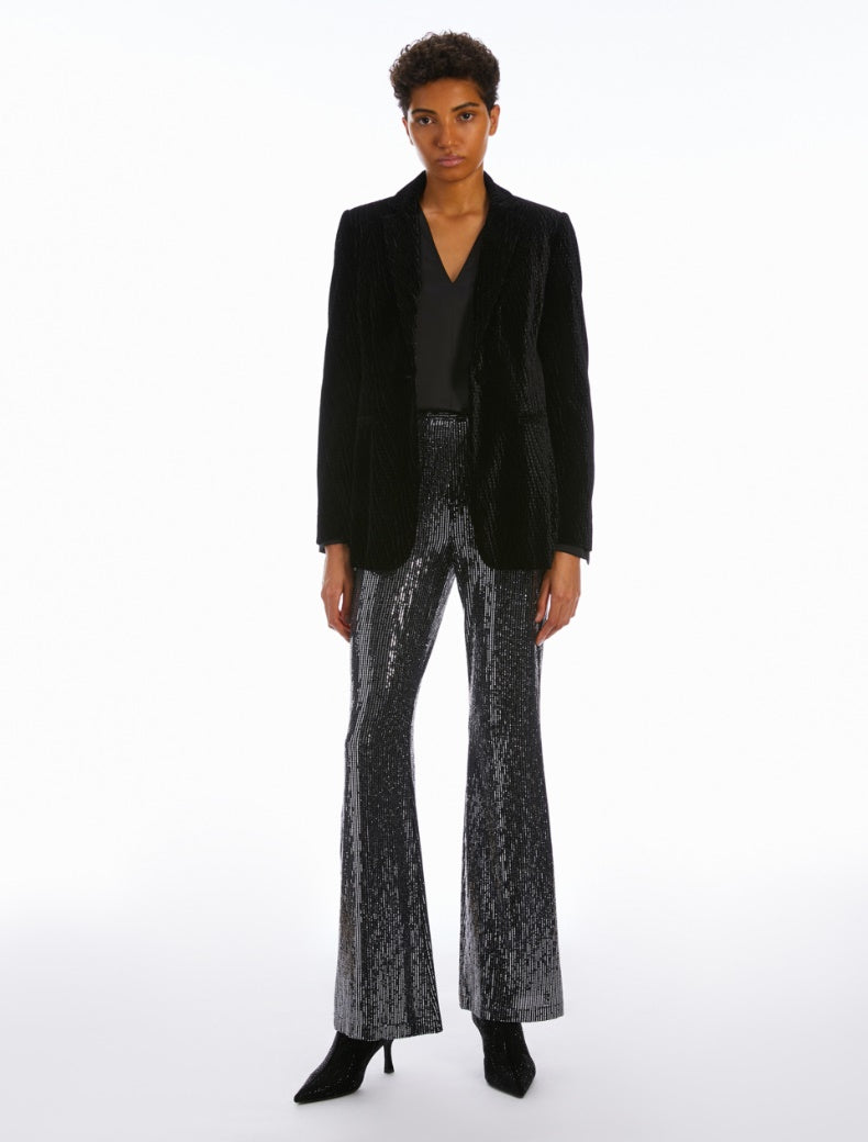 Pennyblak Blusa in raso con gemelli bijou