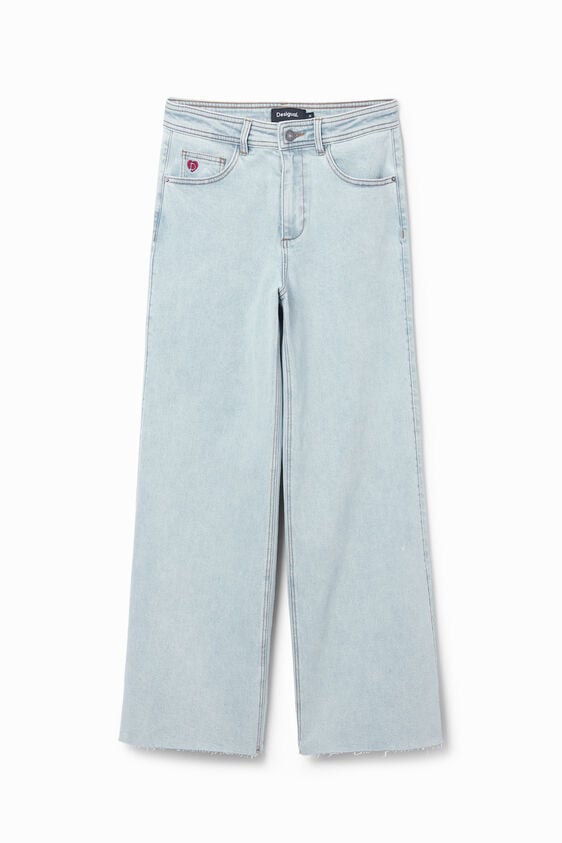 Desigual  Jeans culotte cropped Denim Denver