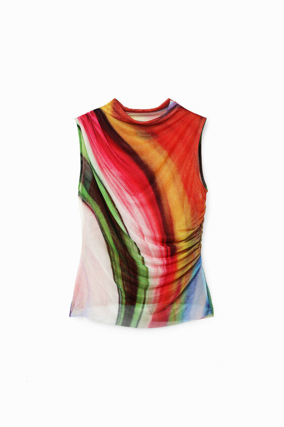 Desigual top in tulle TS.Lupe