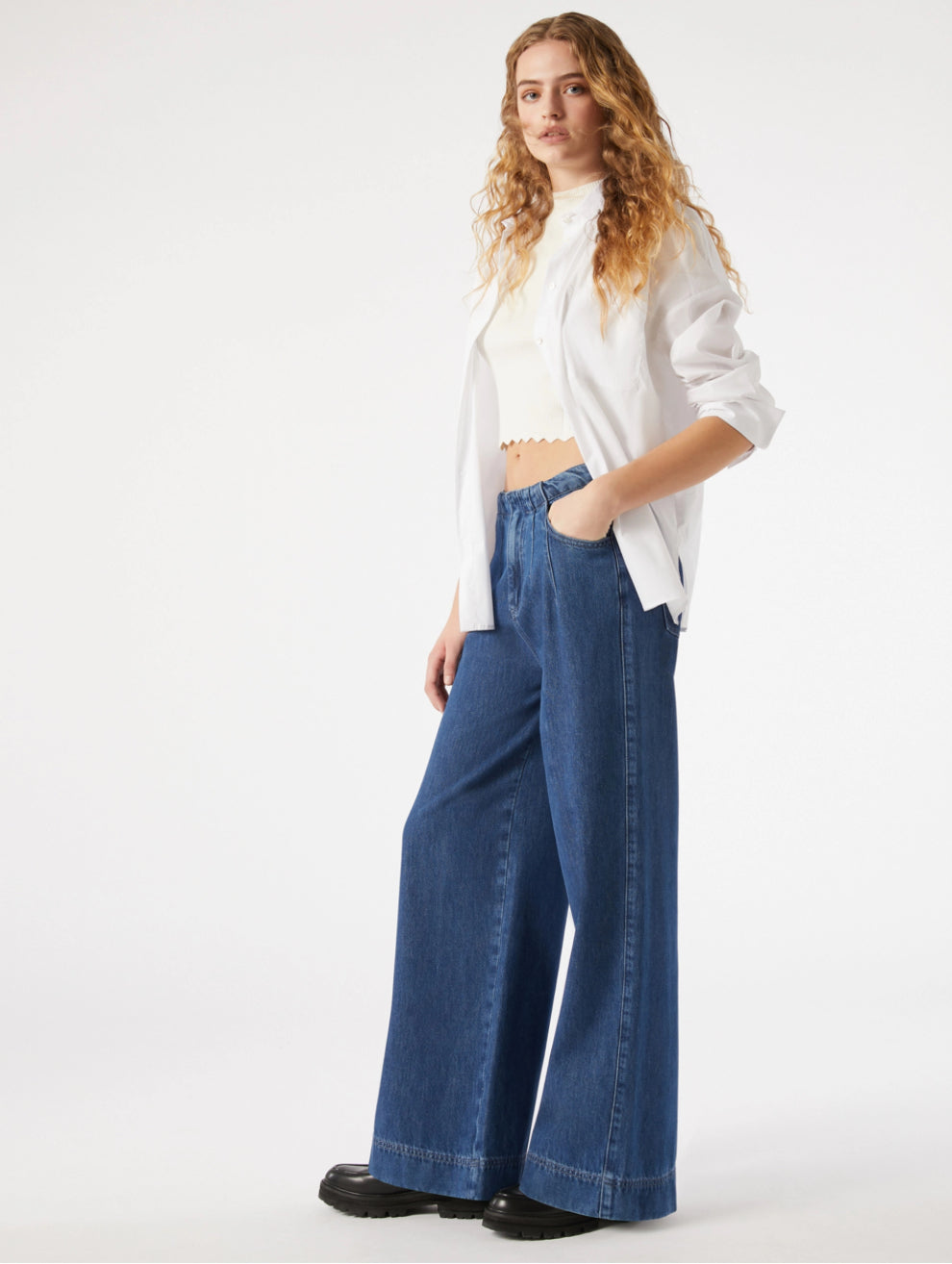 Jeans wide leg Penny Black